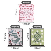 Set di 3 Spille Smaltate Motivazionali per Giacca, Borsa e Decorazione Quotidiana