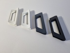 Poignée de tirage pour porte coulissante en verre en aluminium 150 mm Noir <span class=keywords><strong>Anthracite</strong></span> Design Moderne pour cloison de bureau en verre Vente en gros OEM - Product Image 4