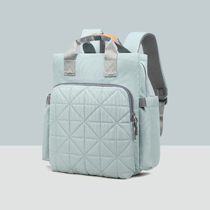 Sac à dos imperméable pour soins de mère et bébé, sac à dos de maman personnalisé à pois CN;FUJ 2022 nouvelle mode pour les voyages en plein air - Product Image 2