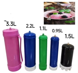 ISO11118 standard crème bouteille de <span class=keywords><strong>gaz</strong></span> 0.95L certificat CE 1kg vide réfrigérant <span class=keywords><strong>R410a</strong></span> R134a bouteilles de <span class=keywords><strong>gaz</strong></span> - Product Image 2