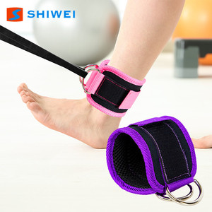 สายรัดข้อเท้าไนลอนปรับได้ Shiwei สำหรับชกมวยและฝึกกีฬา ใช้ได้ทั้งชายและหญิง สีชมพู ม่วง ดำ น้ำเงิน - Product Image 1