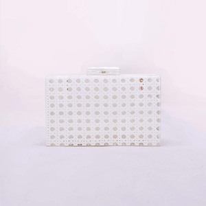 Bolso de lujo con cadena de Metal para mujer, bolso de noche portátil para boda, bolso de mano acrílico, pecho de moda para mujer - Product Image 3