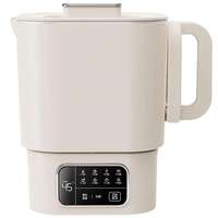 Marmite Électrique Portable Isotherme en Céramique, Mini Design Pliable, Économe en Énergie, Capacité 1,5 L pour Usage Domestique ou Hôtelier