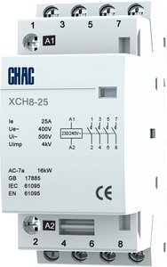 Chac Merk Modulaire Schakelaar XCH8 <span class=keywords><strong>2</strong></span> Polen 4 Polen 16A 25A 40A 230V/400V Din Rail Mount - Product Image 4