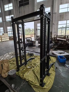 SENFENG SPORTS <span class=keywords><strong>Powerman</strong></span> Fitness Squat Rack Nouveau Style Équipement De Gymnastique Demi-Puissance Rack Multi Fonction Station - Product Image 4