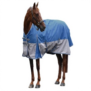 Custom Equestrian <b>Waterproof</b> Lightweight Fabric Fill <b>Blanket</b> for Winter Breathable Combo Turnout Horse Rug Cotton-Filled - Product Image 4