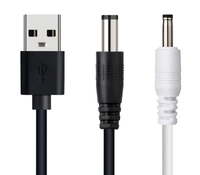 USB 2.0 Typ A Stecker auf 5,5mm X 2,5mm DC-Stromstecker Kabel