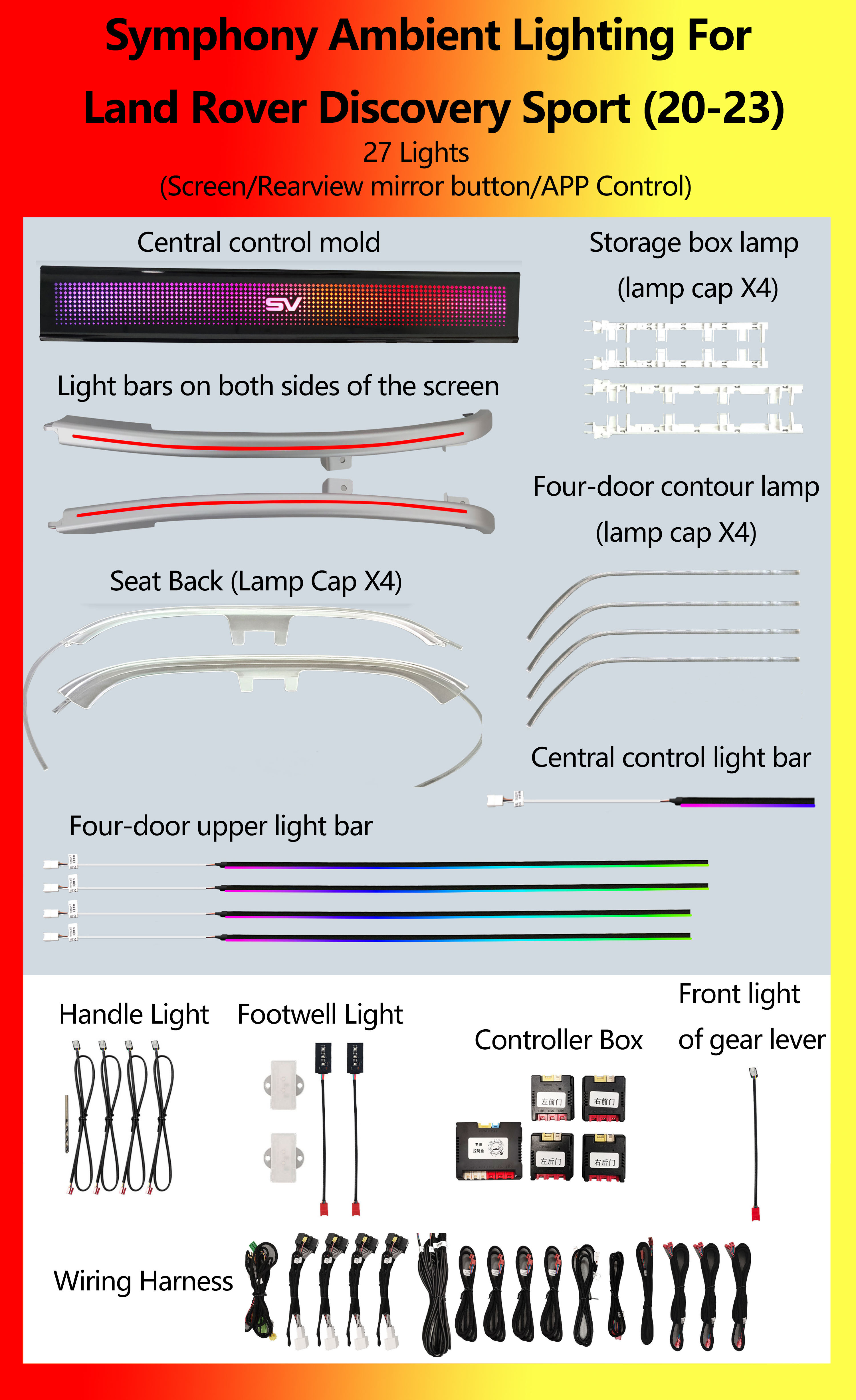 Land Rover Discovery Sport Symphony 27 Lights
