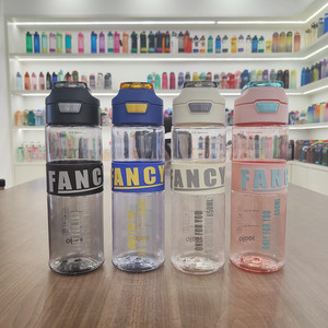 Botella de agua deportiva de plástico sin BPA de 850ml, muestra <span class=keywords><strong>gratis</strong></span>, Tritan, tapa abatible a prueba de roturas para gimnasio, Yoga, Camping, bebida <span class=keywords><strong>directa</strong></span> - Product Image 6