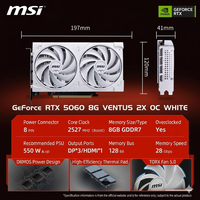 Kartu Grafis Gaming MSI RTX 5060 8G SHADOW 2X OC Kedatangan Baru GPU Berkinerja Tinggi untuk PC Desktop Grosir