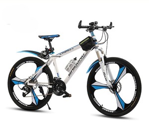 Bicicletta da <span class=keywords><strong>Montagna</strong></span> da <span class=keywords><strong>Uomo</strong></span> 24/26 Pollici con Ruota Integrale, Telaio in Acciaio ad Alto Tenore di Carbonio, Doppio Freno a Disco, Pedale Standard, Vendita all'Ingrosso - Product Image 1
