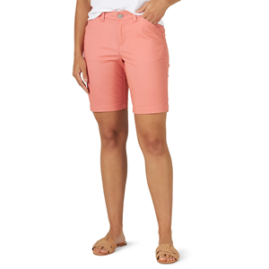 Short en tissu chino de couleur unie à design personnalisé pour femmes Pantalon court en tissu chino avec logo personnalisable directement de l'usine du Bangladesh - Product Image 1