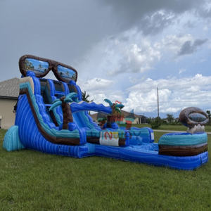 Grand château gonflable gonflable videur maison avec toboggan Paw Dog Patrol dessin animé location commerciale OEM approvisionnement d'usine - Product Image 2