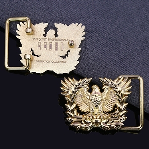 Custom Logo Designer Accessoires Cadeau Artikelen Goedkope Roterende Luxe 3d Roestvrij Staal Zink Legering Metalen Heren Riem Gesp - Product Image 6