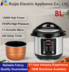 Cuisinières électriques multifonctionnelles à prix direct d'usine, <span class=keywords><strong>en</strong></span> acier inoxydable, cuiseur instantané, cuiseur à riz automatique 8L - Product Image 1