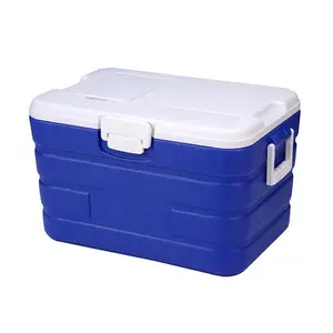 40L de hielo portátil de la caja del refrigerador para Picnic al aire libre camping barbacoa playa pesca aislamiento de plástico barril de la caja del refrigerador