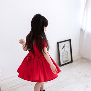 Vestido de Verano de Algodón para Niñas Pequeñas, Estilo Princesa, Venta al por Mayor - Product Image 4