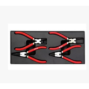 E-Tuo Tools Retaining Ring <b>Pliers</b> <b>Set</b> 4 Piece 391x180mm Metric Carbon Steel Industrial Mechanic Use - Product Image 1