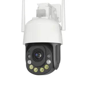 Kamera CCTV IP WIFI 5MP perbesaran 36X, kamera kubah kecepatan tinggi nirkabel H.265 HD penglihatan malam IR 100m Remote luar ruangan