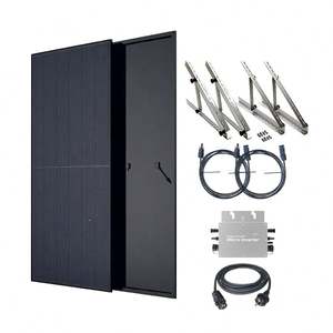 발코니 장착 그리드 600W 800W1.2KW 2KW 2.4KW 마이크로 인버터가있는 PV 태양 전지 패널 발코니 발전기 정원 시스템 - Product Image 1