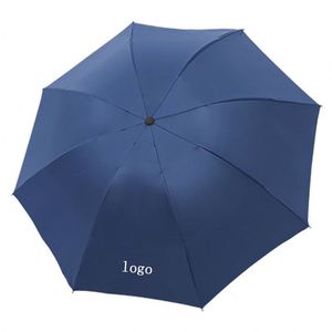 Paraguas Plegable con Logotipo Personalizado, Protección UV, Revestimiento Negro, Funda de Regalo - Product Image 3