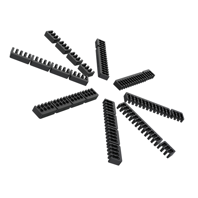Black Cable Combs for 4 X Motherboard 24pin(12+12),12 X GPU 8Pin(4+4), 8 X GPU 6Pin(3+3)