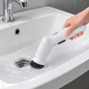 Industrial Cordless Spin Scrubber As Rechargeable Cleaning <b>Brush</b> Electric Power Scrubber for Bathroom Kitchen Tile - Product Image 1