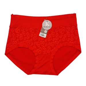 Vente en gros de culottes pour femmes toutes saisons slips doux Jacquard Design couleurs unies pour lingerie féminine - Product Image 2