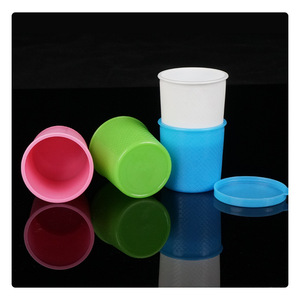 Vaso de Medicina Chengbao de Tres Colores con Tapa, Desechable, de Plástico, para Uso Hospitalario, Fácil de Limpiar - Product Image 4