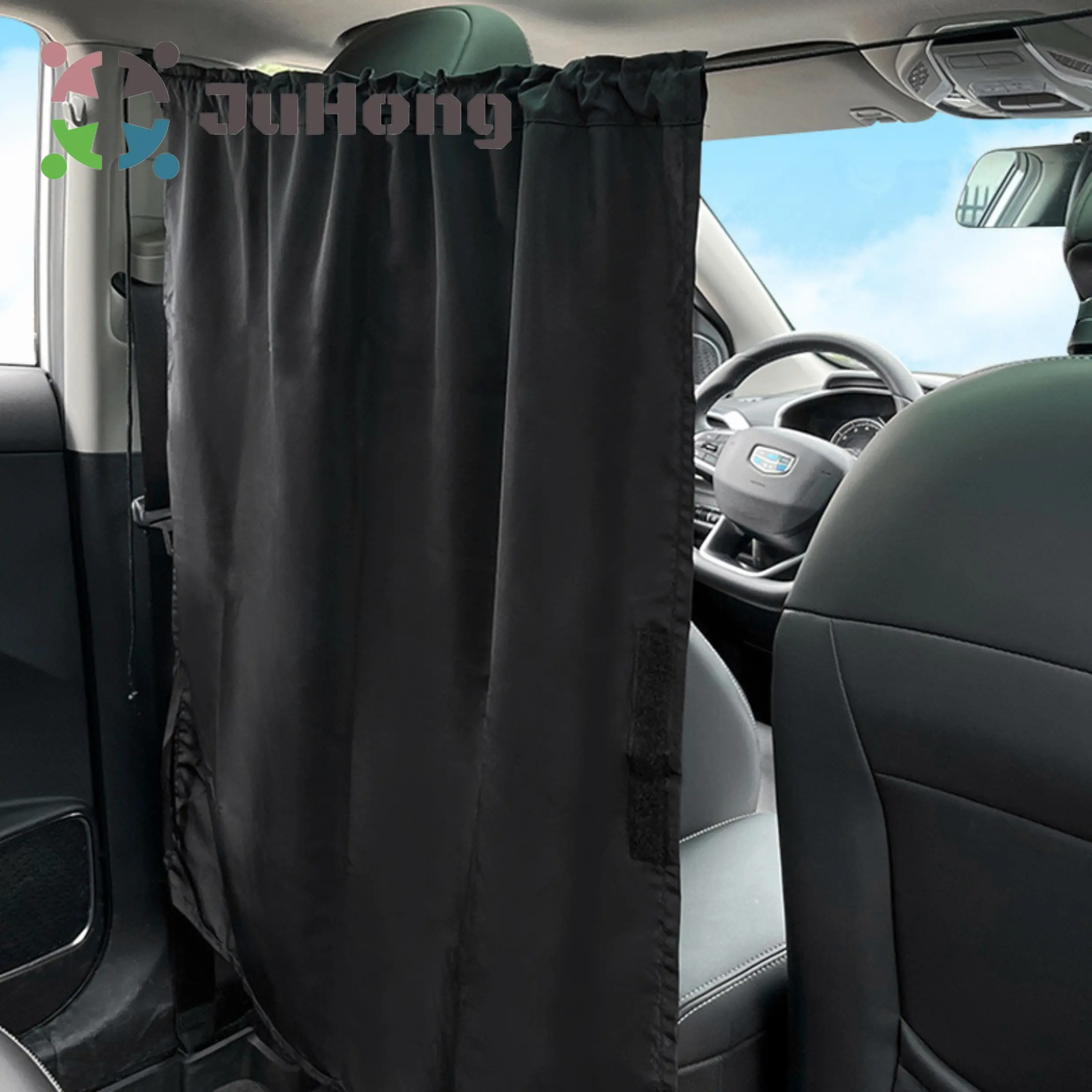 Nuevo diseño de cortinas de partición de espacio delantero y trasero para coche, cortinas de privacidad para coche