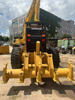 Niveleuse à moteur Caterpillar 140K d'occasion, modèle 2020, 17 tonnes, moteur et pompe en bon état de marche, équipement de construction routière