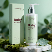 Shampooing Nettoyant Rafraîchissant à l'Huile d'Amla pour la Croissance Capillaire, Formule Douce, Utilisation Quotidienne, Sans Sulfate, Mousse Riche, Marque Blanche, En Stock