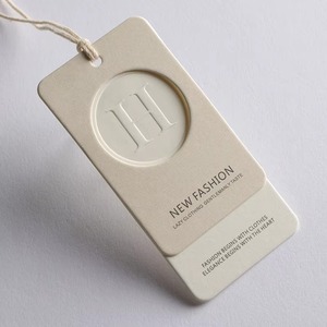 Etiquetas de Papel Personalizadas de Lujo con Logotipo Estampado en Oro, Etiquetas Colgantes de Papel Kraft con Nombre en Relieve, Etiquetas de Marca, Etiquetas Personalizadas - Product Image 4