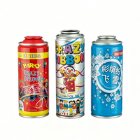 Botol Aluminium Kosong 200ml 250ml untuk Deodoran Aerosol, Botol Parfum Aluminium, Kaleng Aluminium untuk Parfum Ruangan