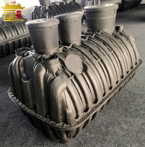 Digesteur anaérobie souterrain bio FuGu HDPE à trois compartiments, fosse septique 500L-3000L - Product Image 6