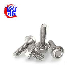 <strong>Small</strong> Size Hexagon Flange <strong>Bolts</strong> 1/4" 5/16" 3/8" 1/2" Thread Diameter Inch Size - Product Image 5