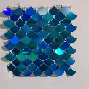 สติ๊กเกอร์ติดผนังตกแต่งบ้านคุณภาพสูงแบบใหม่ เงางาม วัสดุ PET ลายเกล็ดปลา สะท้อนแสง เหมาะสำหรับตกแต่งบ้าน หรือใช้เป็นป้ายโฆษณา - Product Image 3