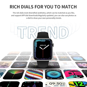 Montre connectée HW67 Plus à prix d'usine, NFC, charge sans fil, écran de 1,9 pouce, série <span class=keywords><strong>7</strong></span>, étanche, Reloj Inteligente, montre intelligente - Product Image 2