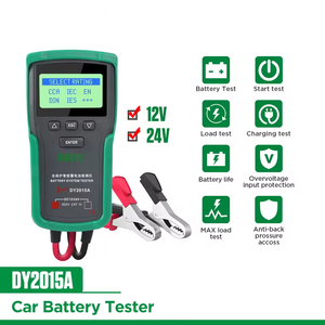 Testeur de batterie de voiture numérique automatique DUOYI DY2015A 12V 24V pour batteries au plomb-acide de type démarrage automobile - Product Image 2