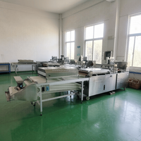 Ligne de production multifonctionnelle de galettes fines Lavash, machine à fabriquer des tortillas, des pains plats Pita avec four de cuisson, vente chaude