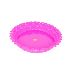 Small Lotus Cup Dish <b>Drying</b> Tray Stackable Flexible Design Precision-Made Durable Plastic Modern Waterproof Non-Folding <b>Rack</b> - Product Image 4