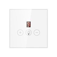 Interrupteur tactile intelligent Wi-Fi US/UE en verre trempé pour la maison, contrôle à distance via l'application Smart Life, compatible Google Alexa