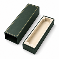 Boîte rigide magnétique émeraude pour parfum avec fermeture à clapet pour présentation de parfums de luxe – Affichage haut de gamme