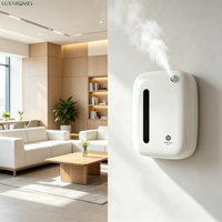 Diffuseur d'arômes LUXAROMES G501 500 mètres cubes pour la maison, le bureau, le spa, l'hôtel, application intelligente, sans eau, 400 ml, 900 m3, 1,6 g/h, montage mural, IoT
