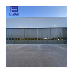 Puerta Exterior de Acero para Hangar Comercial de Aviones Grandes, de 40 mm de Espesor, Plegable/Corredera, Inteligente, Ahorradora de Energía, con Aislamiento Térmico - Product Image 5