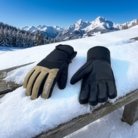 Gants d'hiver personnalisés à écran tactile, chauds, imperméables, en polyester, coupe-vent, pour le ski/le snowboard par temps froid (unisexe)