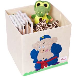 Vente directe d'usine enfants et adolescents boîtes de rangement en tissu pliables organisateur de jouets carrés pour vêtements carrés enfants - Product Image 5