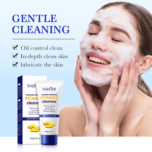 Per Sadoer sera primula vitamina E <span class=keywords><strong>detergente</strong></span> per il <span class=keywords><strong>viso</strong></span> profondo pulito E rinfrescante a base di olio per il commercio estero transfrontaliero - Product Image 2