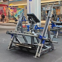 Máquina de remo/pull-down sentado de grado comercial Kaishi, directamente de fábrica, con construcción de acero galvanizado de 3 mm.