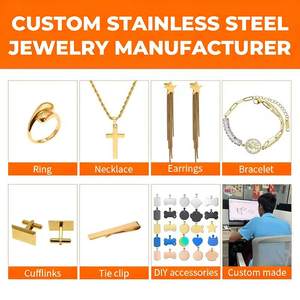 بيع بالجملة مخصص الفولاذ المقاوم للصدأ لطيف فراشة قلادة كريس غرامة الأزياء والمجوهرات قلادات ل 316l للرجال والنساء - Product Image 5